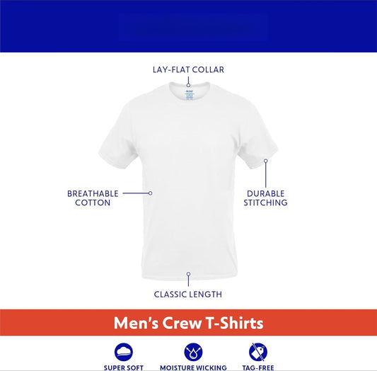 Gildan Men's Crew T-Shirts, Multipack, Style G1100