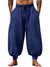 Casual Elastic Waist Drawstring Baggy Pants, Cotton Linen Loose Boho Yoga Beach Trousers