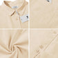 Linen Cotton Button Down Shirts for Men, Casual Long Sleeve Regular Fit Beach Shirts with Pocket