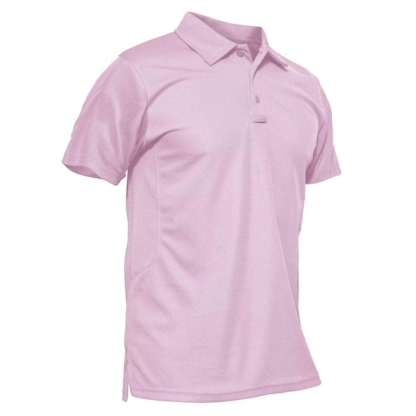 Men's Polo Shirt Quick Dry Performance Short Sleeve Tactical Shirts Pique Jersey Golf Shirt