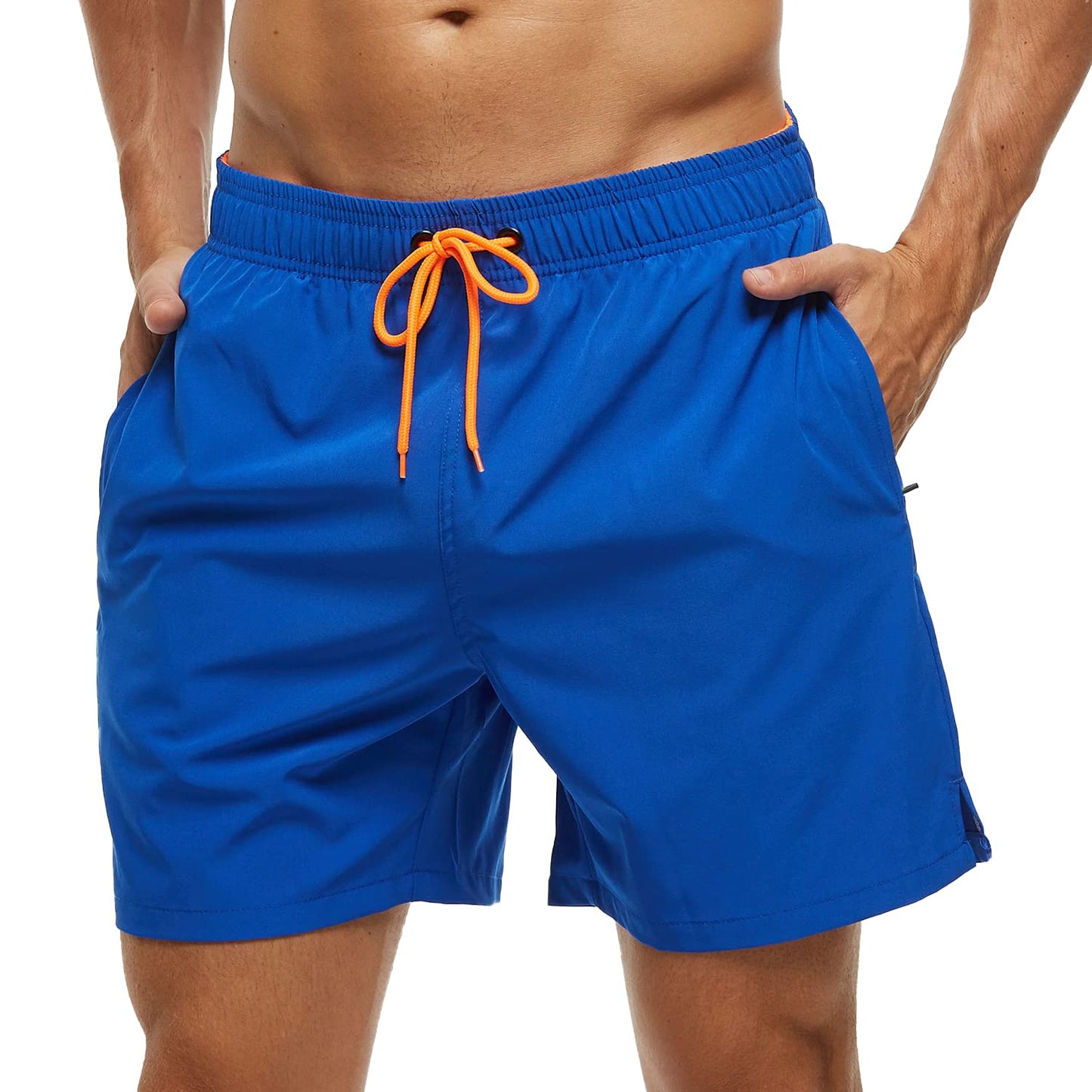 Men's Swim Trunks Quick Dry Beach Shorts with Pockets