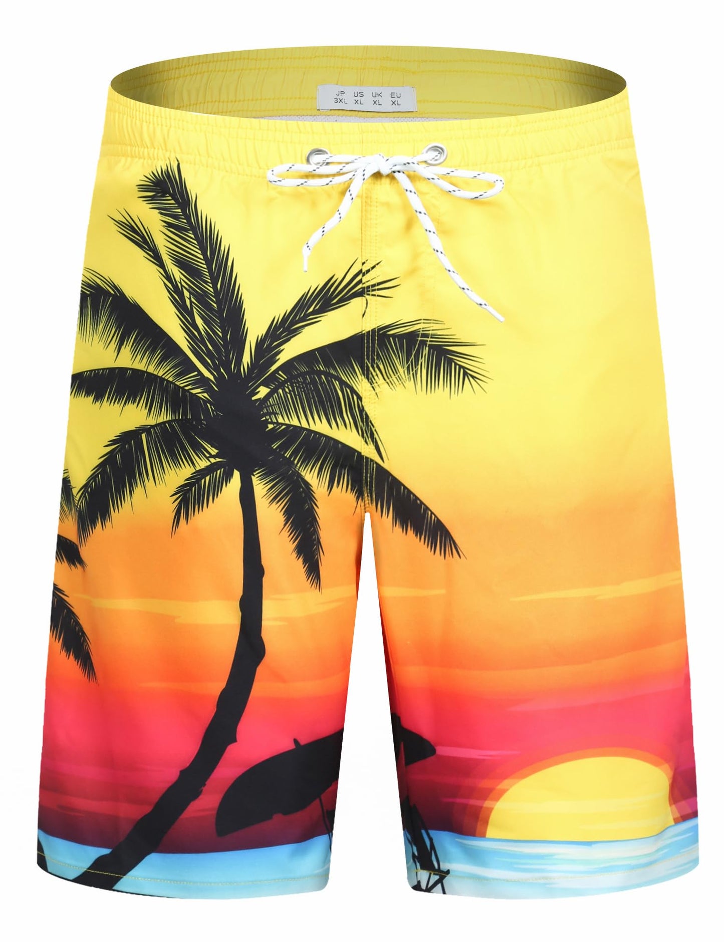 Men's 9" Quick Dry Swim Trunks Big & Tall Beach Swimsuits Bathing Suit