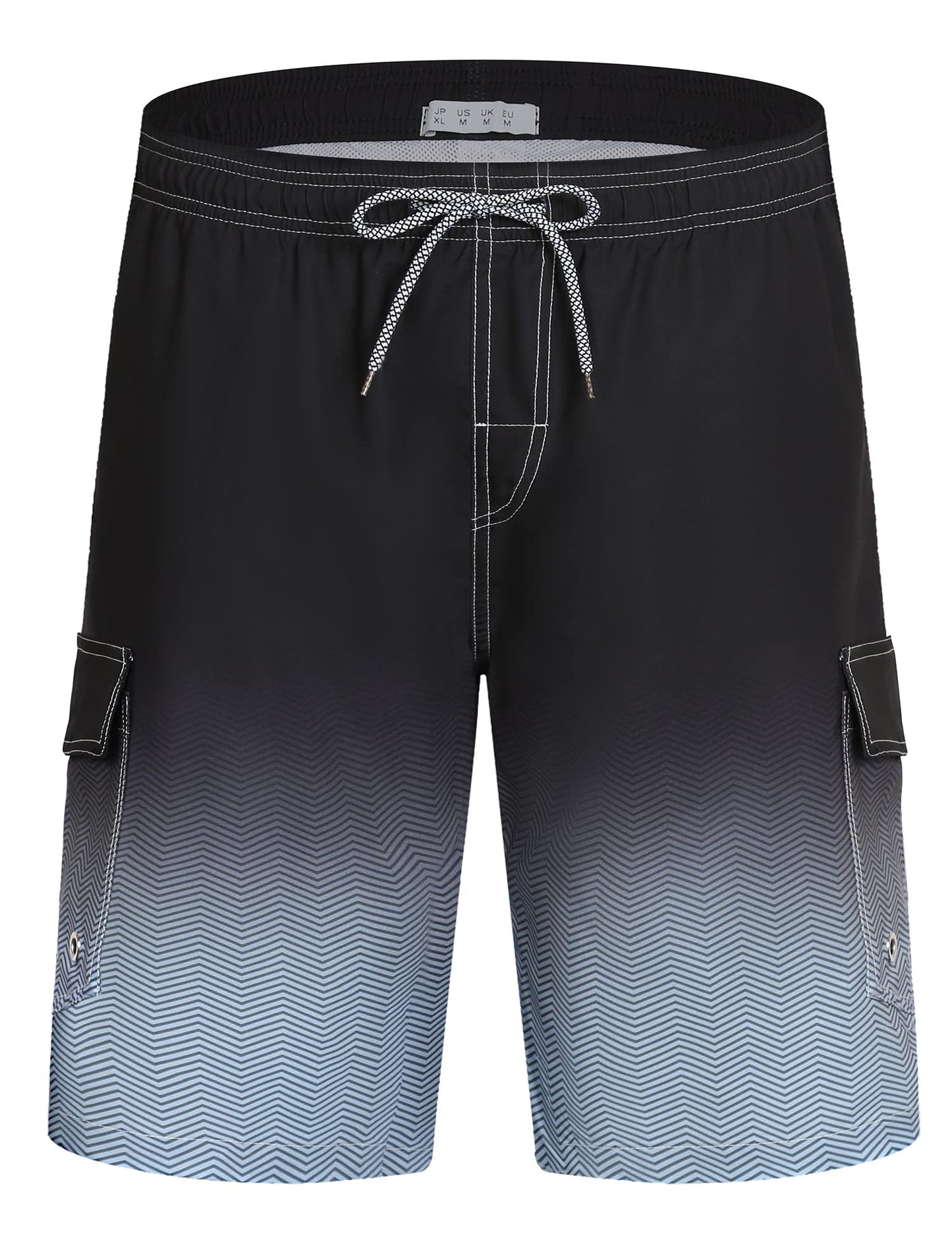 Men's Swim Trunks Quick Dry Bathing Suit Swimming Board Shorts Mesh Lining Beach Swimwear