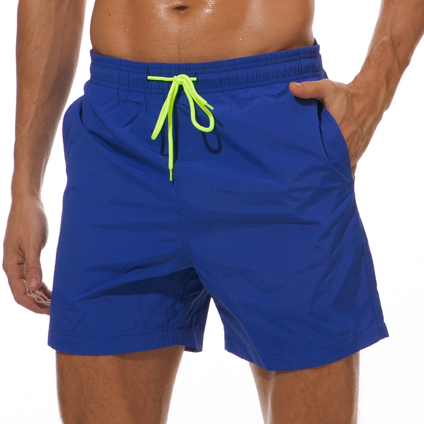Men's Swim Trunks Quick Dry Beach Shorts with Pockets
