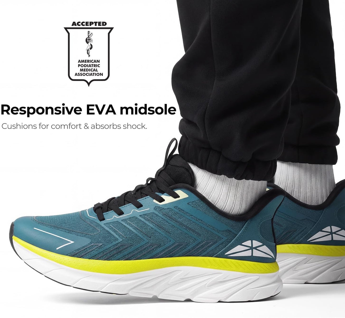 Men's Slip On Walking Shoes, Breathable Non Slip Comfortable Athletic Sneakers for Running Tennis Gym Workout Cross Training