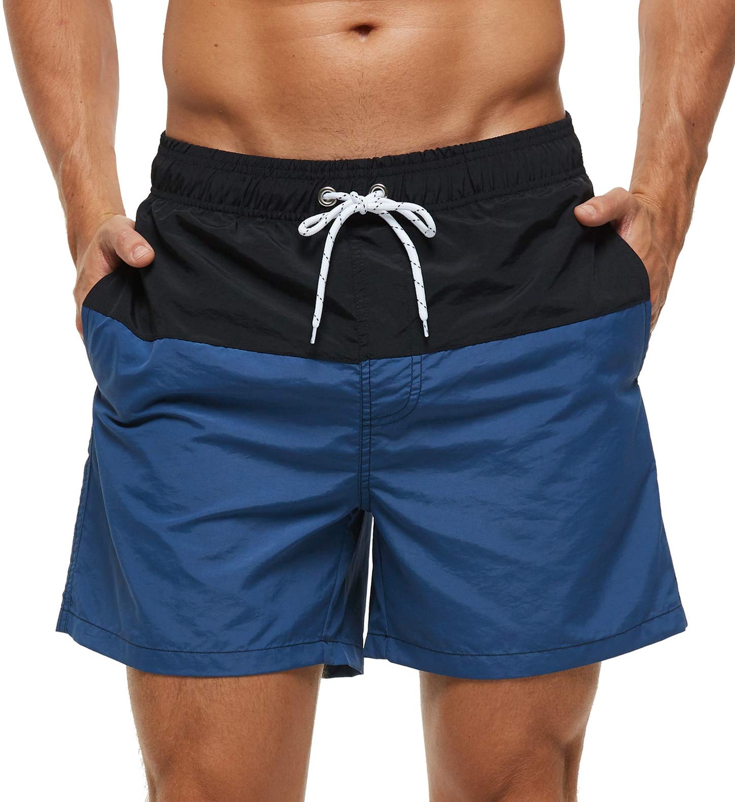 Men's Swim Trunks Quick Dry Beach Shorts with Pockets