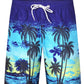 Men's 9" Quick Dry Swim Trunks Big & Tall Beach Swimsuits Bathing Suit