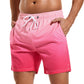 Men's Swim Trunks Quick Dry Beach Shorts with Pockets