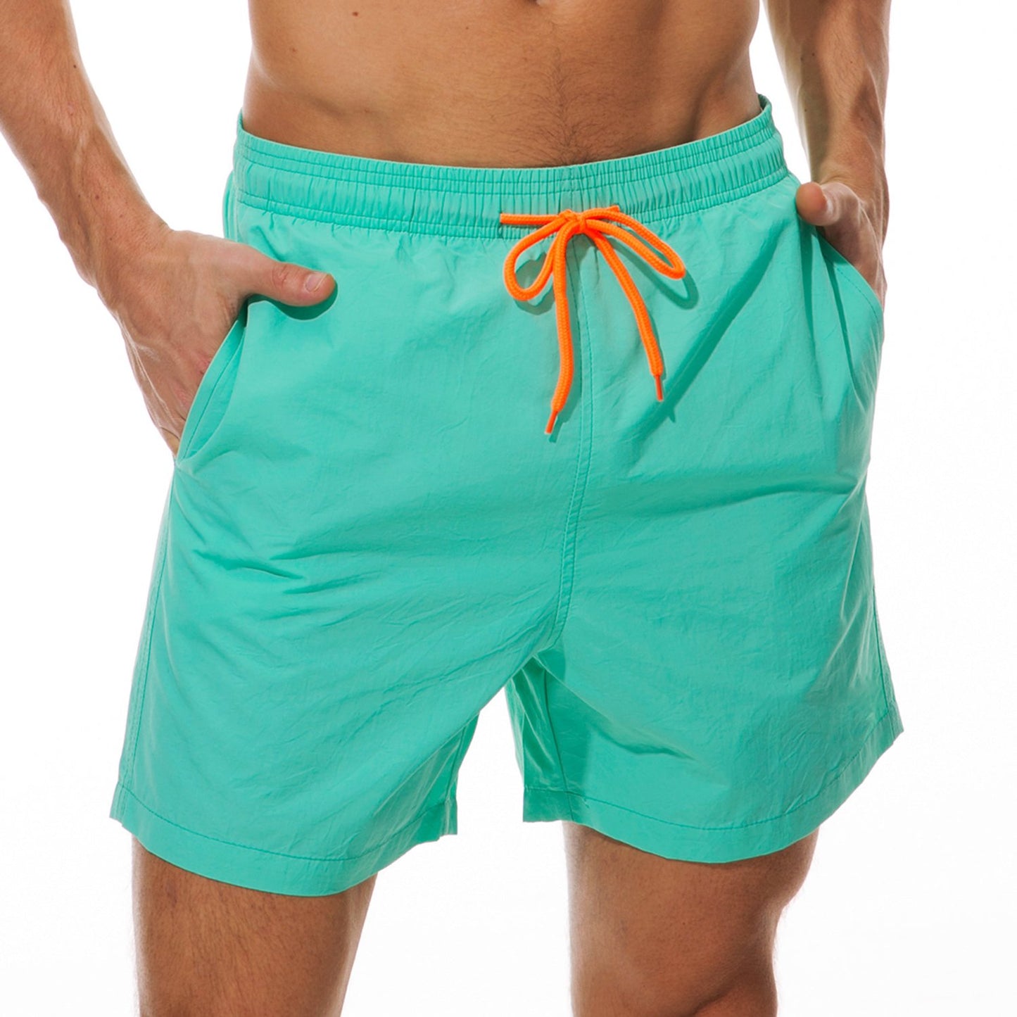 Men's Swim Trunks Quick Dry Beach Shorts with Pockets