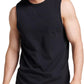 Men's Dri-Power Cotton Blend Sleeveless Muscle Shirts, Moisture Wicking Odor Protection UPF 30+, Sizes S-4X