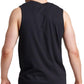 Men's Dri-Power Cotton Blend Sleeveless Muscle Shirts, Moisture Wicking Odor Protection UPF 30+, Sizes S-4X