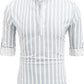 Cotton Linen Henley T-Shirt for Men, Long Sleeve Hippie Casual Beach T-Shirts
