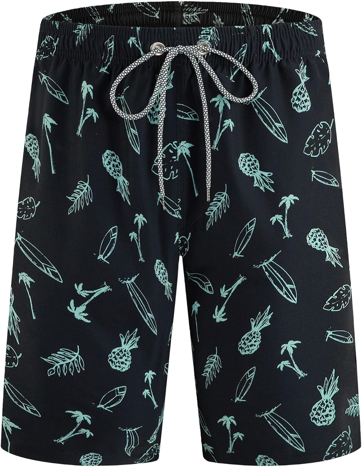 Men's Swim Trunks Quick Dry Bathing Suit Swimming Board Shorts Mesh Lining Beach Swimwear