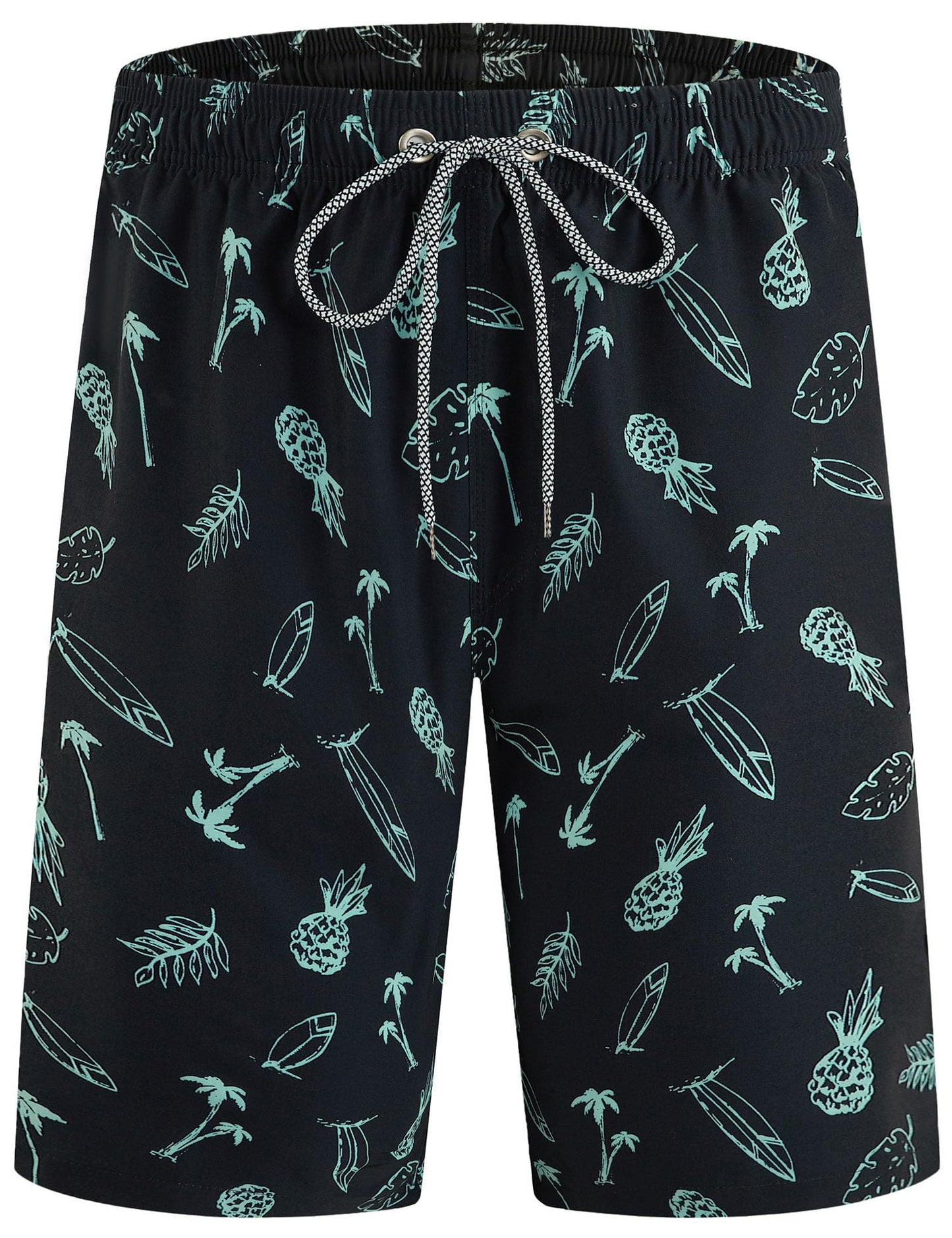 Men's Swim Trunks Quick Dry Bathing Suit Swimming Board Shorts Mesh Lining Beach Swimwear
