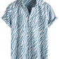 Mens Hawaiian Shirt Short Sleeve Button Down Cotton Floral Shirts Casual Tropical Beach Summer Shirts
