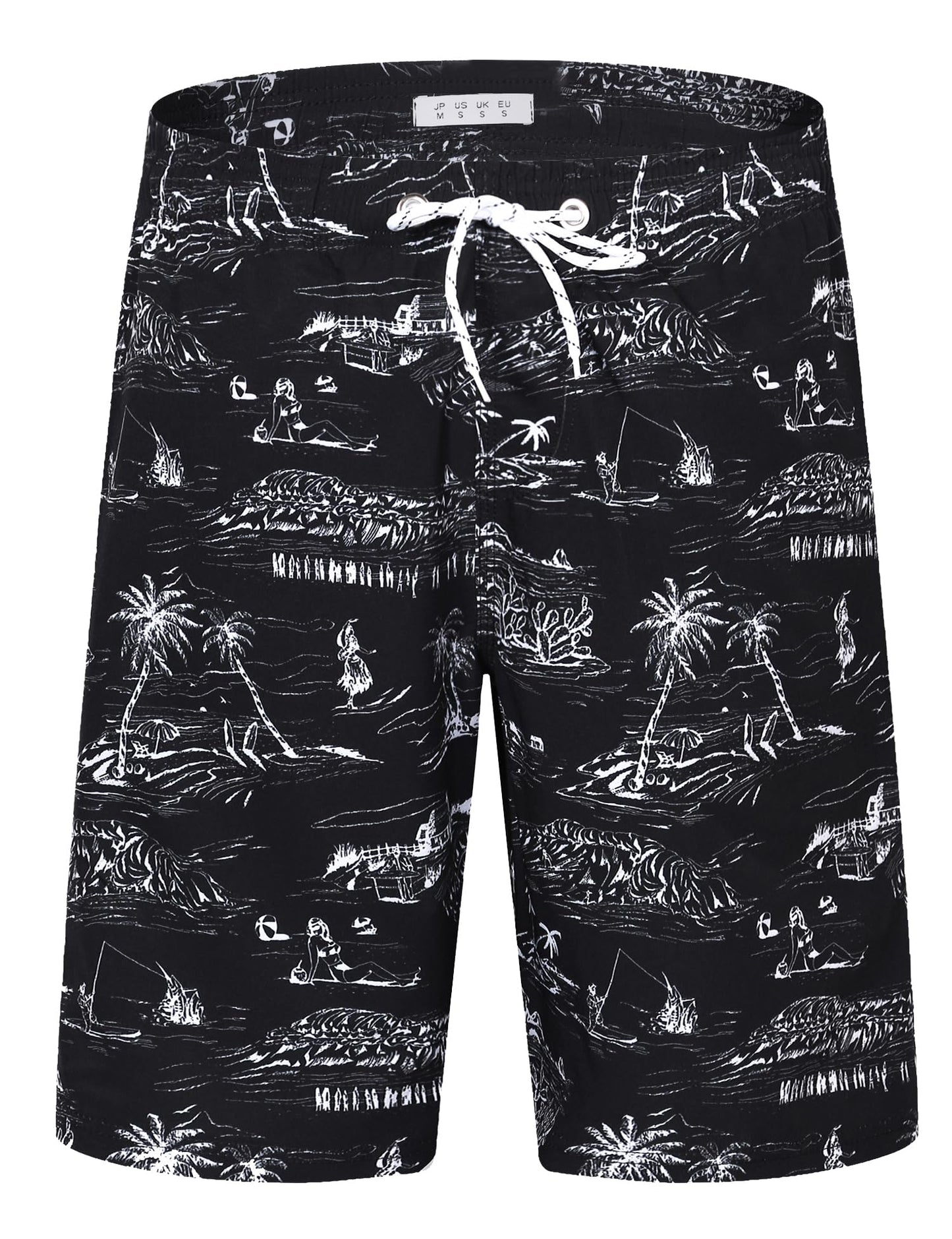 Men's 9" Quick Dry Swim Trunks Big & Tall Beach Swimsuits Bathing Suit