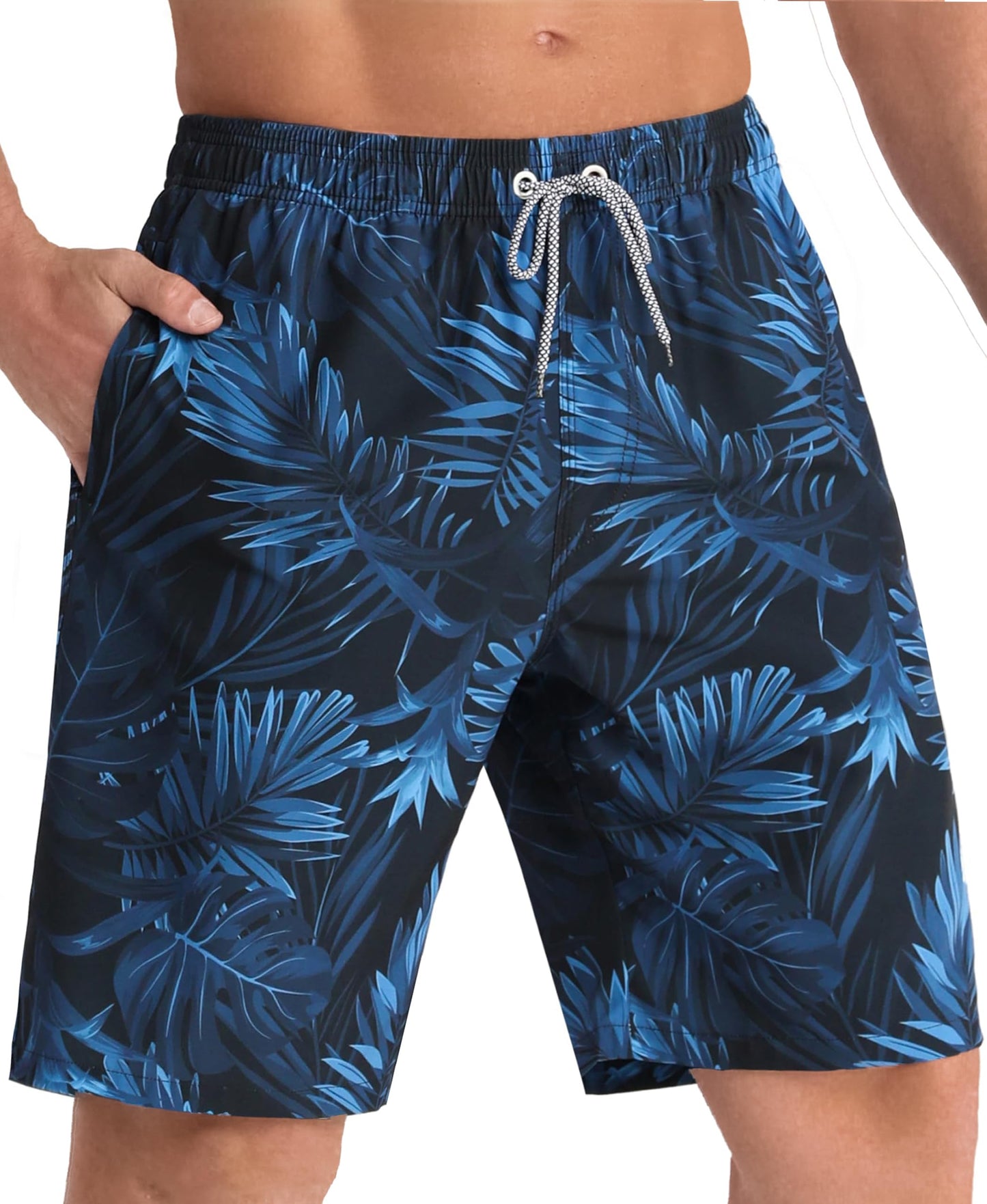 Men's 9" Quick Dry Swim Trunks Big & Tall Beach Swimsuits Bathing Suit