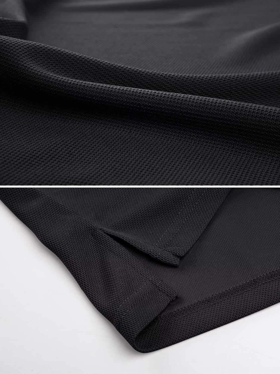 Men's Polo Shirt Quick Dry Performance Short Sleeve Tactical Shirts Pique Jersey Golf Shirt