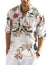 Cotton Linen Henley T-Shirt for Men, Long Sleeve Hippie Casual Beach T-Shirts