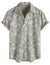 Mens Hawaiian Shirt Short Sleeve Button Down Cotton Floral Shirts Casual Tropical Beach Summer Shirts