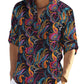 Cotton Linen Henley T-Shirt for Men, Long Sleeve Hippie Casual Beach T-Shirts