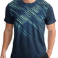 Men's Athletic T-Shirt Performance Gym Shirt Quick Dry Moisture Wicking Running Workout Short Sleeve Tops