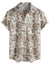 Mens Hawaiian Shirt Short Sleeve Button Down Cotton Floral Shirts Casual Tropical Beach Summer Shirts