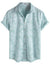 Mens Hawaiian Shirt Short Sleeve Button Down Cotton Floral Shirts Casual Tropical Beach Summer Shirts