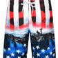 Men's 9" Quick Dry Swim Trunks Big & Tall Beach Swimsuits Bathing Suit