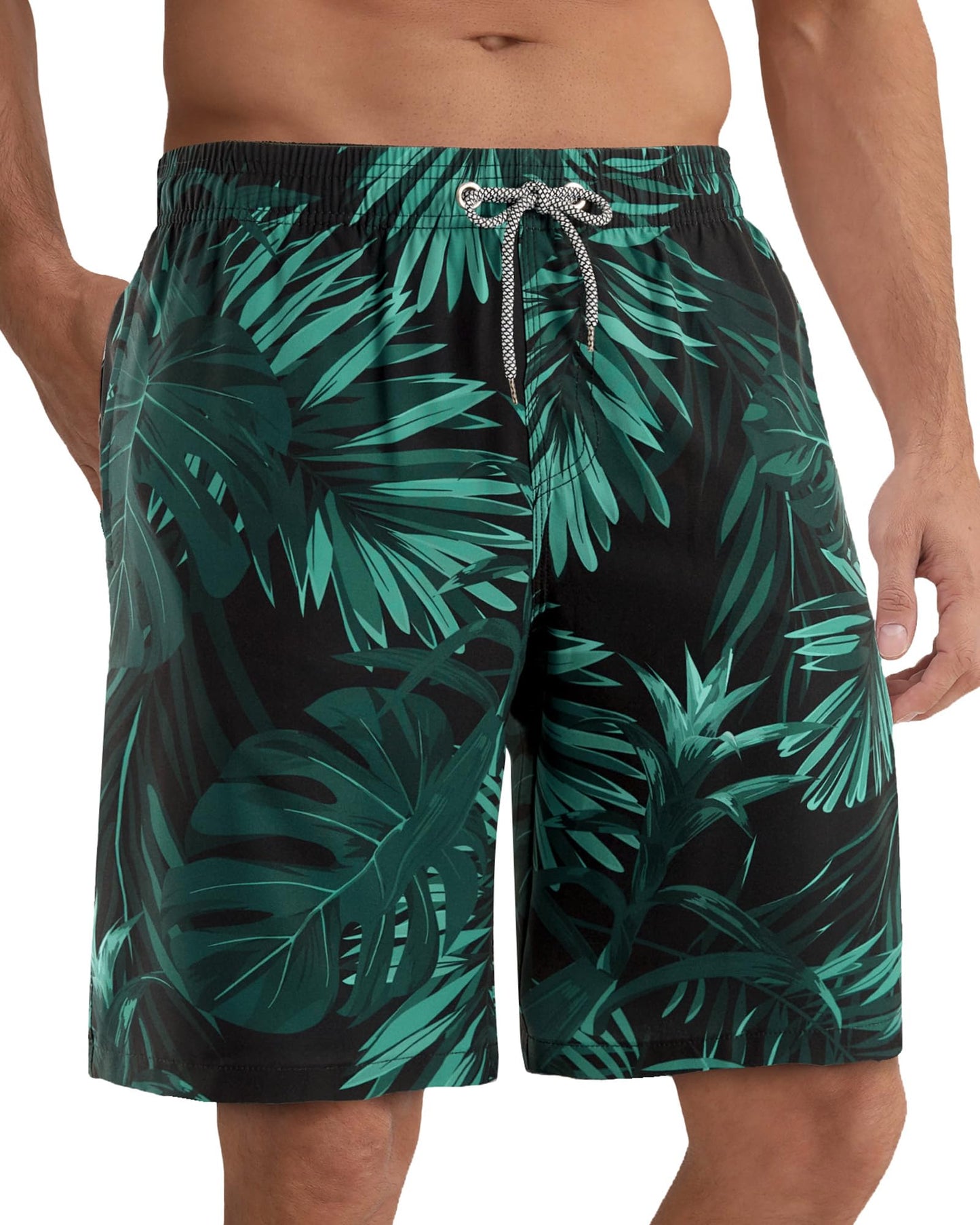 Men's 9" Quick Dry Swim Trunks Big & Tall Beach Swimsuits Bathing Suit