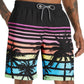 Men's 9" Quick Dry Swim Trunks Big & Tall Beach Swimsuits Bathing Suit