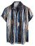Mens Hawaiian Shirt Short Sleeve Button Down Cotton Floral Shirts Casual Tropical Beach Summer Shirts