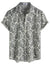 Mens Hawaiian Shirt Short Sleeve Button Down Cotton Floral Shirts Casual Tropical Beach Summer Shirts