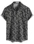 Mens Hawaiian Shirt Short Sleeve Button Down Cotton Floral Shirts Casual Tropical Beach Summer Shirts