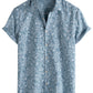 Mens Hawaiian Shirt Short Sleeve Button Down Cotton Floral Shirts Casual Tropical Beach Summer Shirts