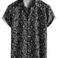 Mens Hawaiian Shirt Short Sleeve Button Down Cotton Floral Shirts Casual Tropical Beach Summer Shirts