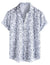 Mens Hawaiian Shirt Short Sleeve Button Down Cotton Floral Shirts Casual Tropical Beach Summer Shirts