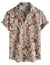 Mens Hawaiian Shirt Short Sleeve Button Down Cotton Floral Shirts Casual Tropical Beach Summer Shirts